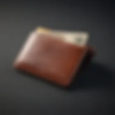 A wallet filled with discount coupons