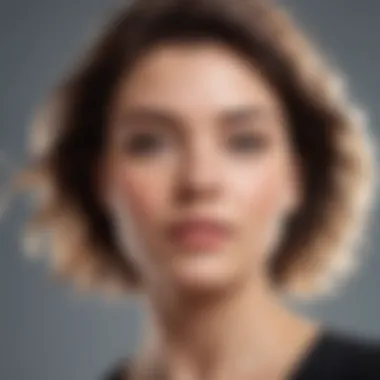 A stylish woman confidently displaying her dandruff-free hair.