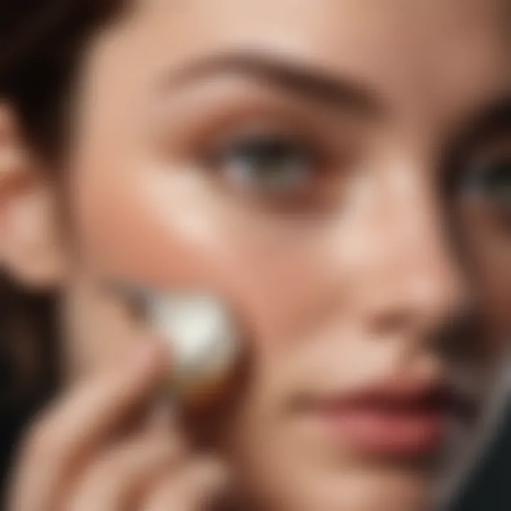 Illustration of key ingredients in eye cream