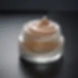 Close-up of a luxurious eye cream jar