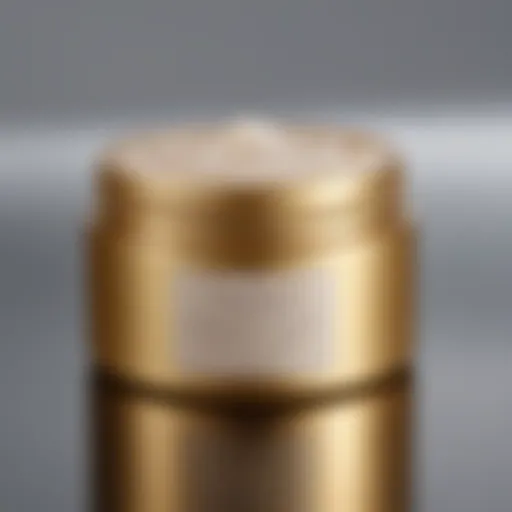 Luxurious hair cream designed for straight hair with sleek packaging