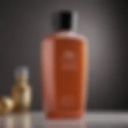 Elegant collection of shampoo bottles designed for fine hair