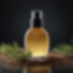 A close-up of natural ingredients for hair strength