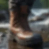 Durable water boots ideal for rugged terrain