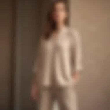 Chic ensemble featuring a flowy tunic and tailored trousers