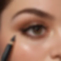 Close-up of Chanel Stylo Sourcils Waterproof Defining Longwear Eyebrow Pencil showcasing its sleek design