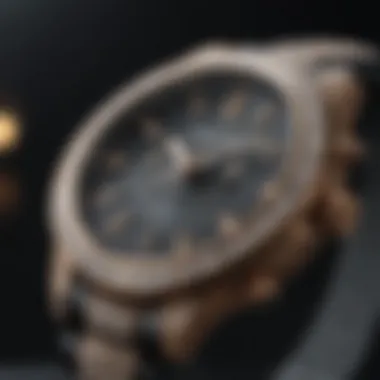 Exquisite Diamond-Studded Luxury Watch Luxury diamond-studded watch showcasing intricate craftsmanship