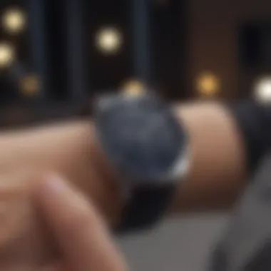 Modern smartwatch blending technology and style