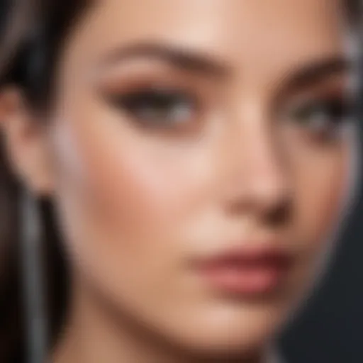 Close-up view of clear magnetic eyeliner on a sleek application wand