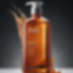 A close-up of clinical shampoo ingredients showcasing their natural origins