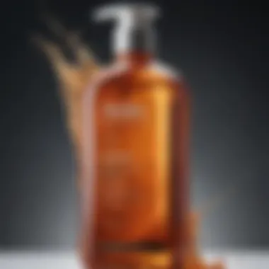 A close-up of clinical shampoo ingredients showcasing their natural origins