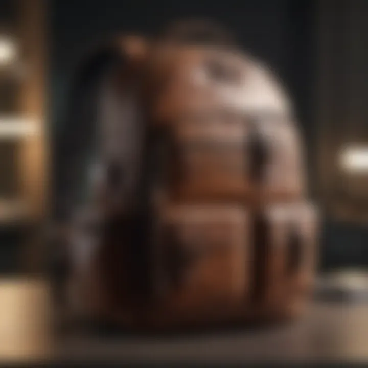 Versatile backpack showing multiple compartments for organization