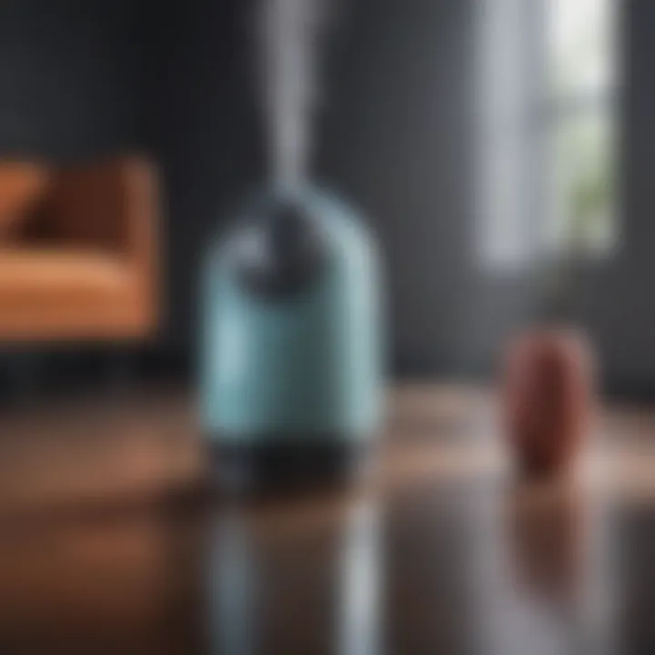 Elegant design of a Dyson humidifier showcasing modern aesthetics