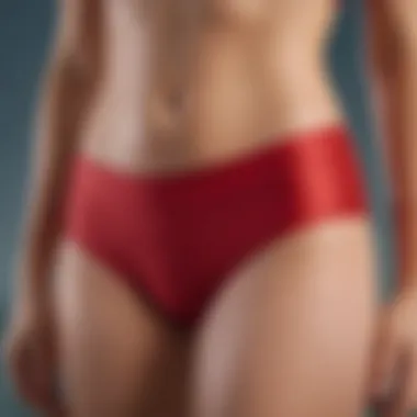 Close-up of Spanx swim fabric showcasing durability