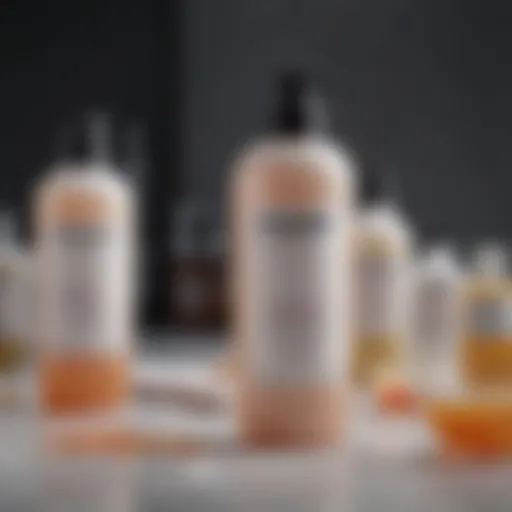 Detailed ingredients of Rogaine shampoo in a laboratory setting