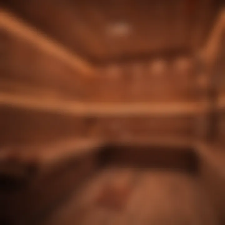 Diagram illustrating infrared sauna technology and function
