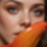 A vibrant selection of conditioning color gloss products arranged artistically