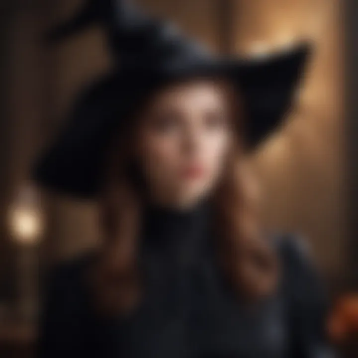 Classic witch costume featuring a modern twist