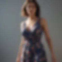 A stunning summer dress showcasing a flattering silhouette