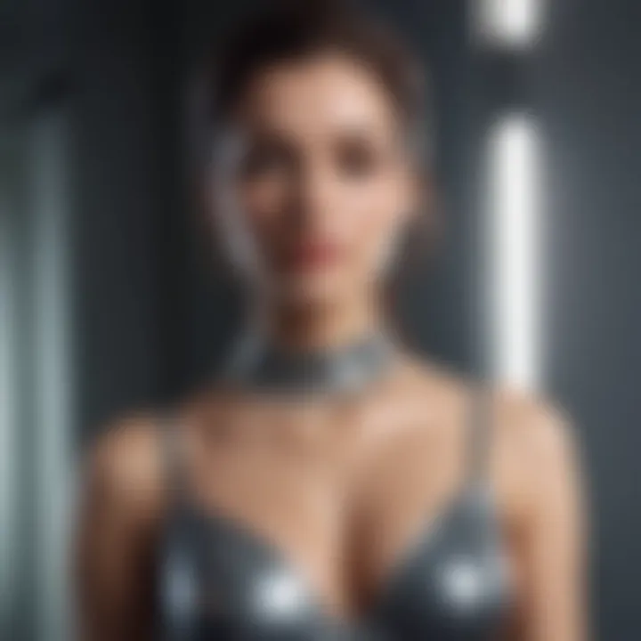 A stylish outfit on a mannequin representing body shape considerations