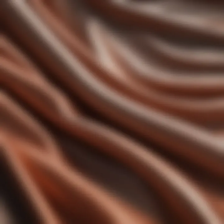 An array of luxurious fabrics for outfit creation