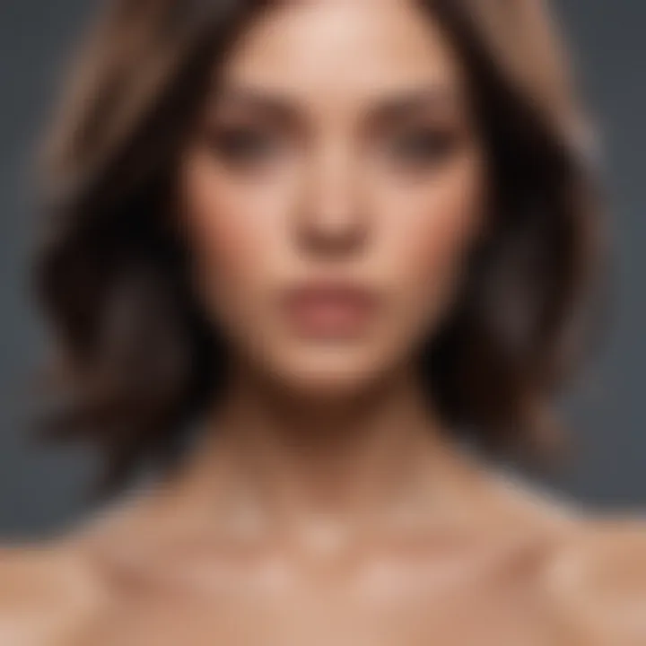 A portrait highlighting the harmonious blend of dark brown hair and various skin tones.