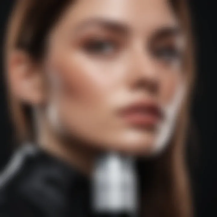 Close-up of dark spot correcting serum showcasing its texture