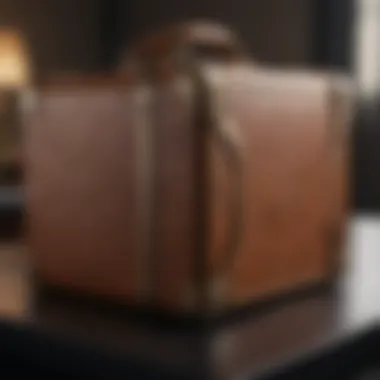 Luxury Laptop Case with Premium Craftsmanship Elegant designer laptop case showcasing premium materials and craftsmanship