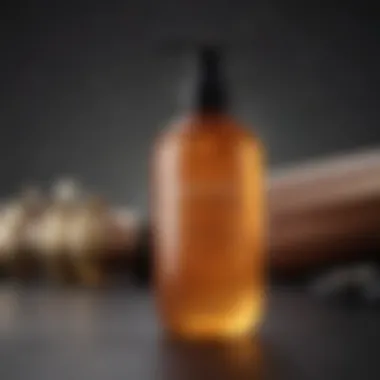 Visual representation of hair care products for maintenance