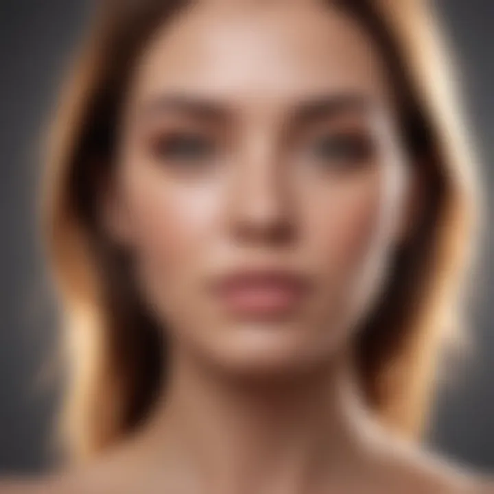 Infographic on professional treatments for pore reduction
