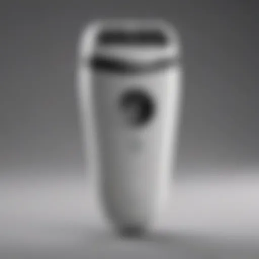 Epilator showcasing its sleek design and features