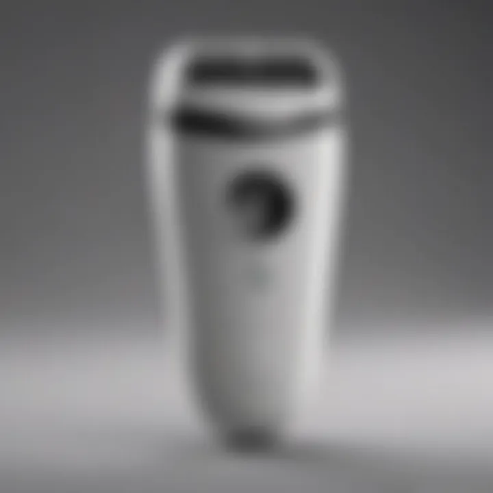 Epilator showcasing its sleek design and features