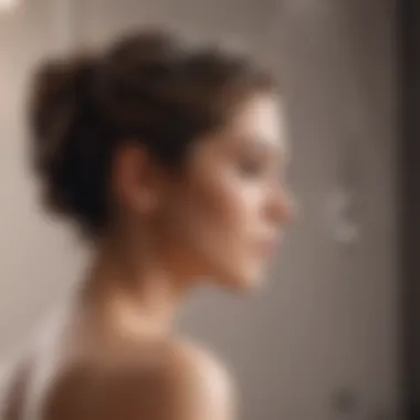 Luxurious Shampoo Experience User enjoying a luxurious shampoo experience