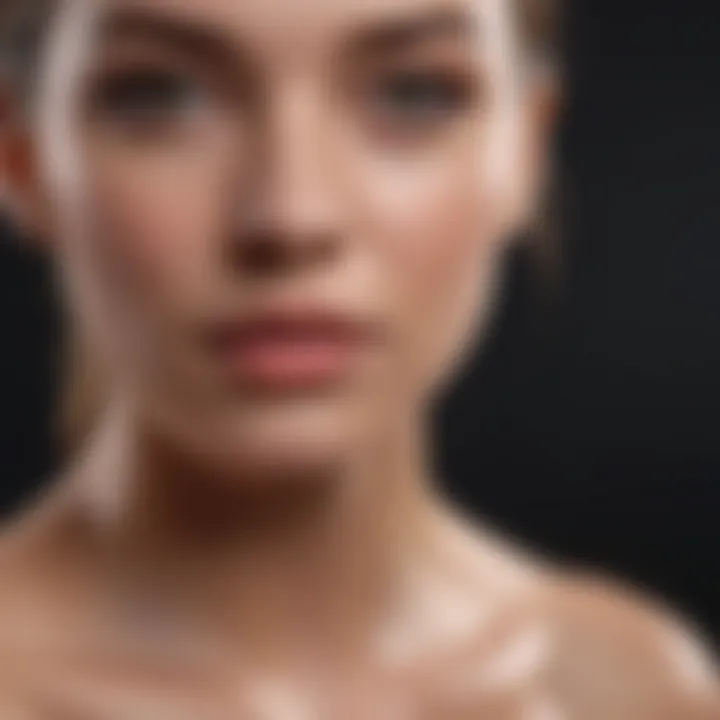 An infographic showcasing key ingredients for effective skincare