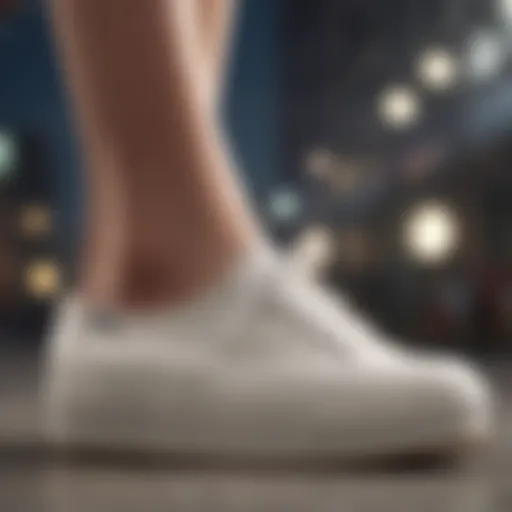 Elegant thick sole Keds showcasing contemporary style.