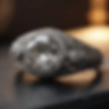 Diamond ring with intricate vintage setting