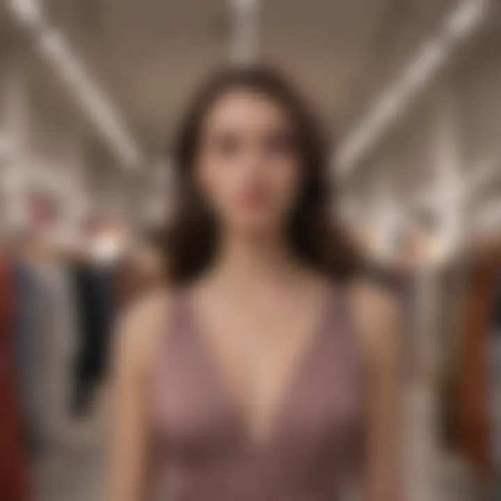 Stylish shopping experience on an online fashion platform
