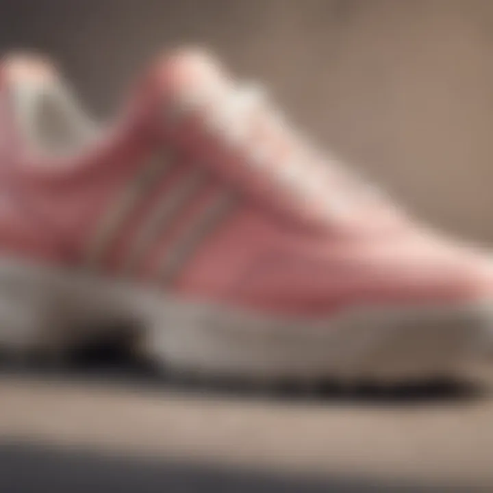Close-up of intricate shoe details