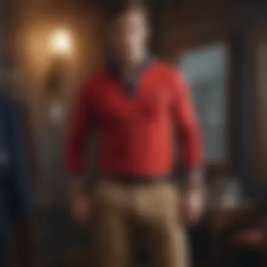 A stylish Polo Ralph Lauren outfit on a mannequin