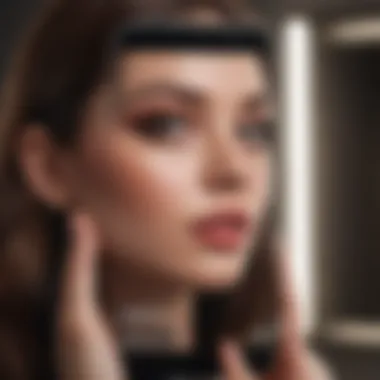 Navigating Beauty Savings on Mobile Platforms Smartphone displaying a selection of discount makeup offers