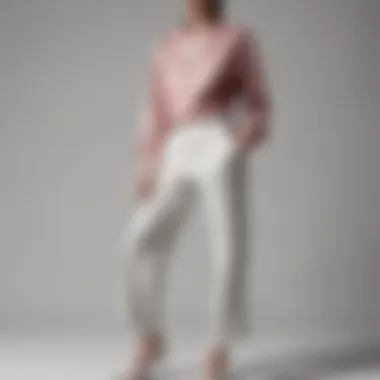 Styling Insights for Helmut Lang Pull-On Pants Stylish ensemble featuring Helmut Lang pull-on pants paired with contemporary accessories