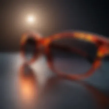 An array of modern sunglasses with vibrant colors and patterns