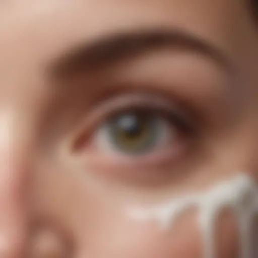 Close-up of Kate Somerville Goat Milk Eye Balm texture