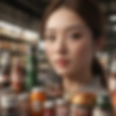 Infographic showing growth of Korean products in US market