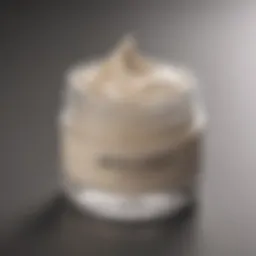 A close-up of a luxurious facial moisturizer texture