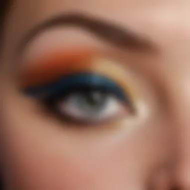 Color swatches showcasing MAC Cool Jazz Eyeliner