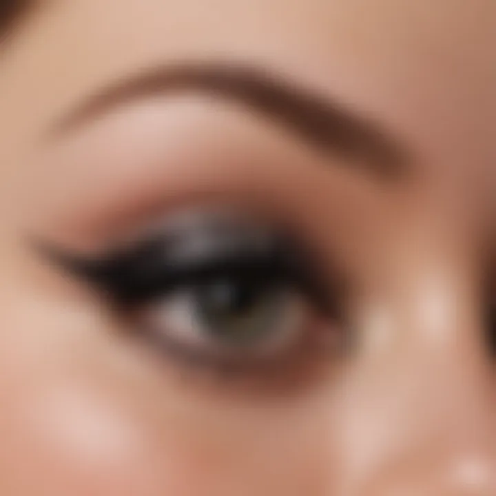 Stylish makeup look featuring MAC Cool Jazz Eyeliner