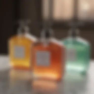 Scented Hand Soap Collection A variety of scented hand soaps on display