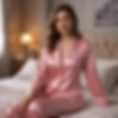 Silky Satin Pajama Set Silky satin pajama set styled with accessories