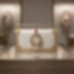 Elegant display of the Gucci Diana in white showcasing its luxurious design